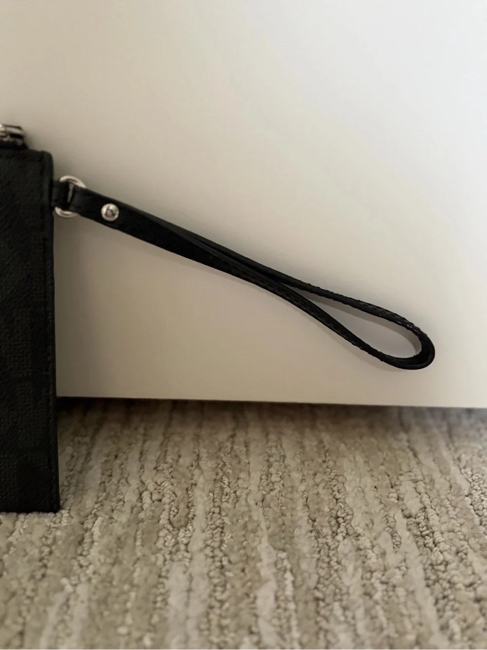 Michael Kors Jet Set Large Monogram PVC Clutch Wristlet
